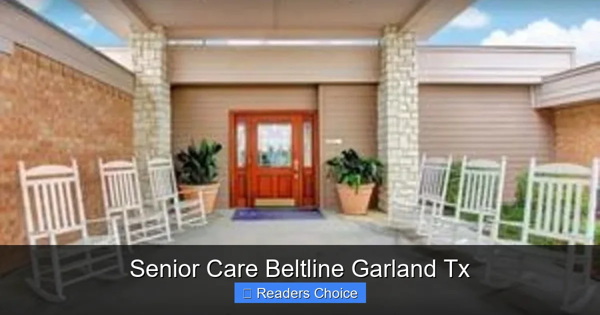 Senior Care Beltline Garland Tx