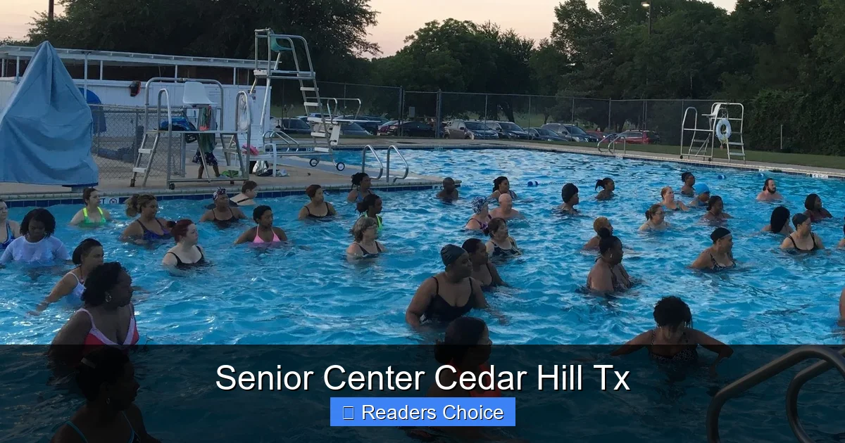 Senior Center Cedar Hill Tx