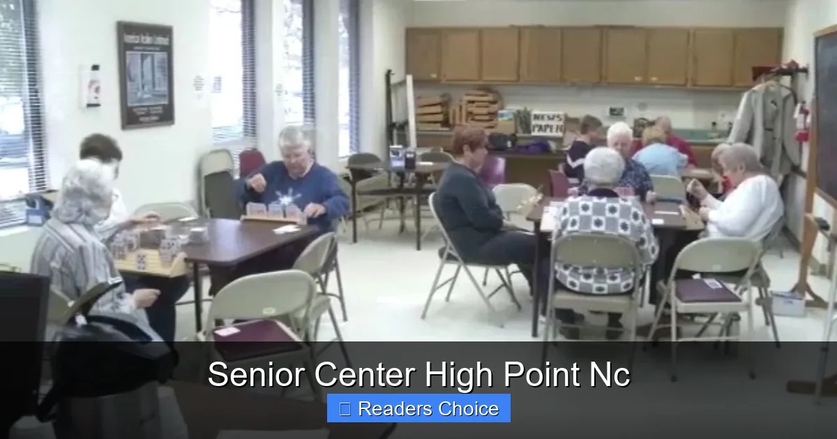 Senior Center High Point Nc