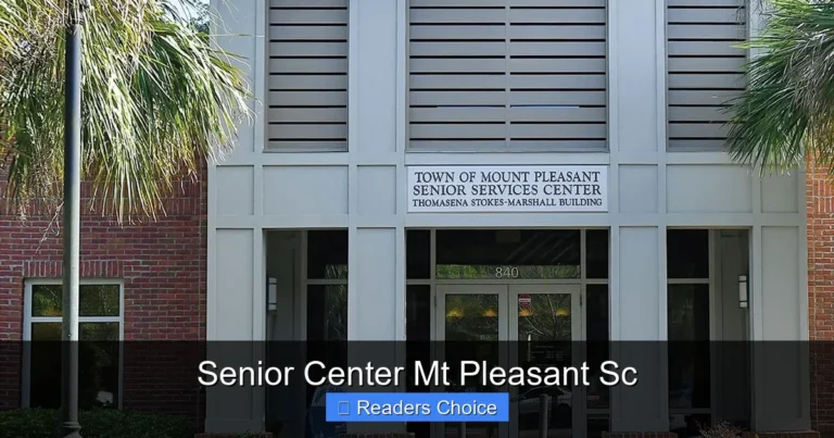 Senior Center Mt Pleasant Sc