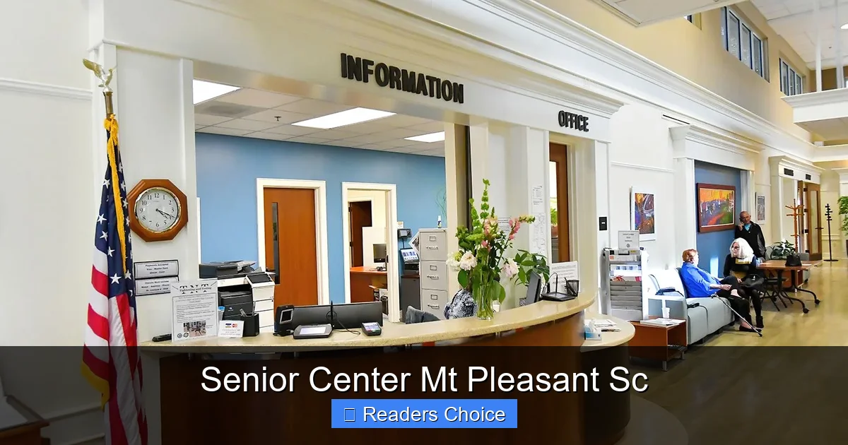 Senior Center Mt Pleasant Sc