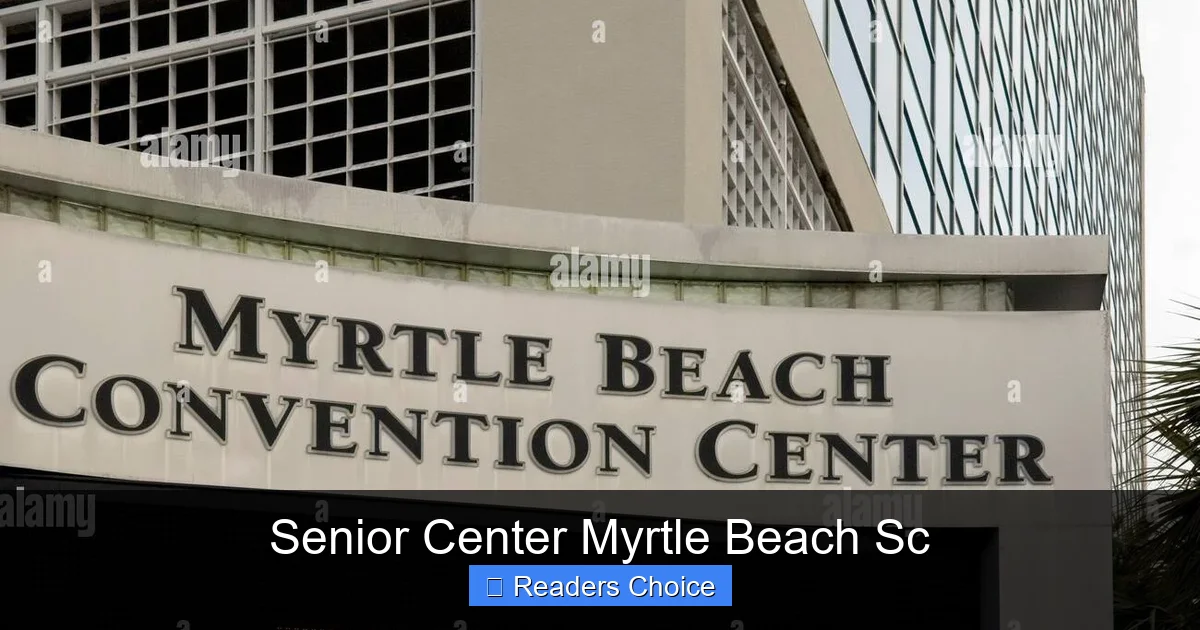 Senior Center Myrtle Beach Sc