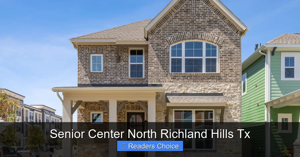 Senior Center North Richland Hills Tx