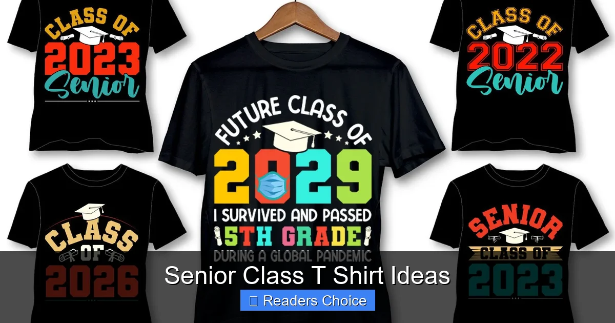 Senior Class T Shirt Ideas