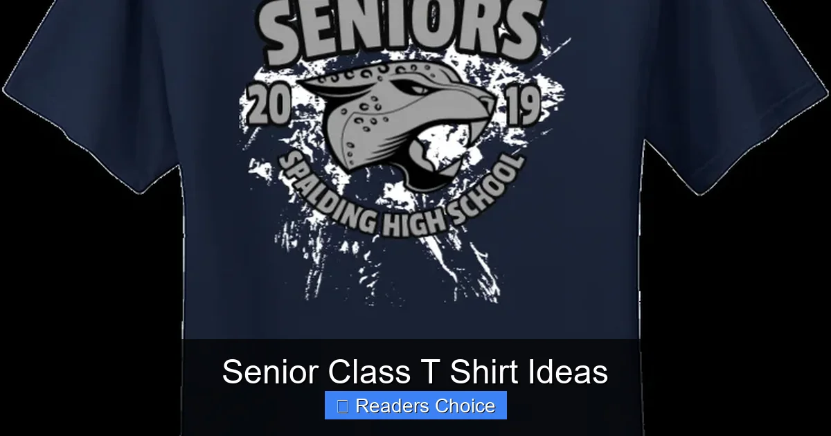 Senior Class T Shirt Ideas