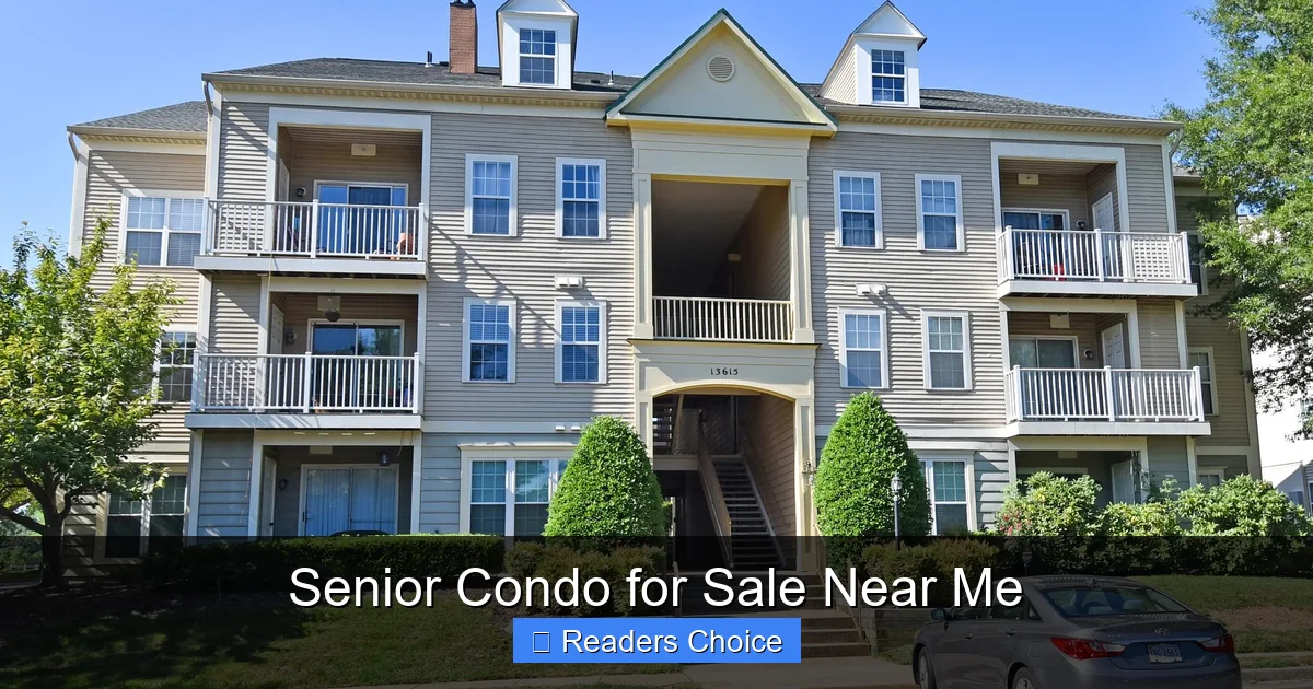 Senior Condo for Sale Near Me