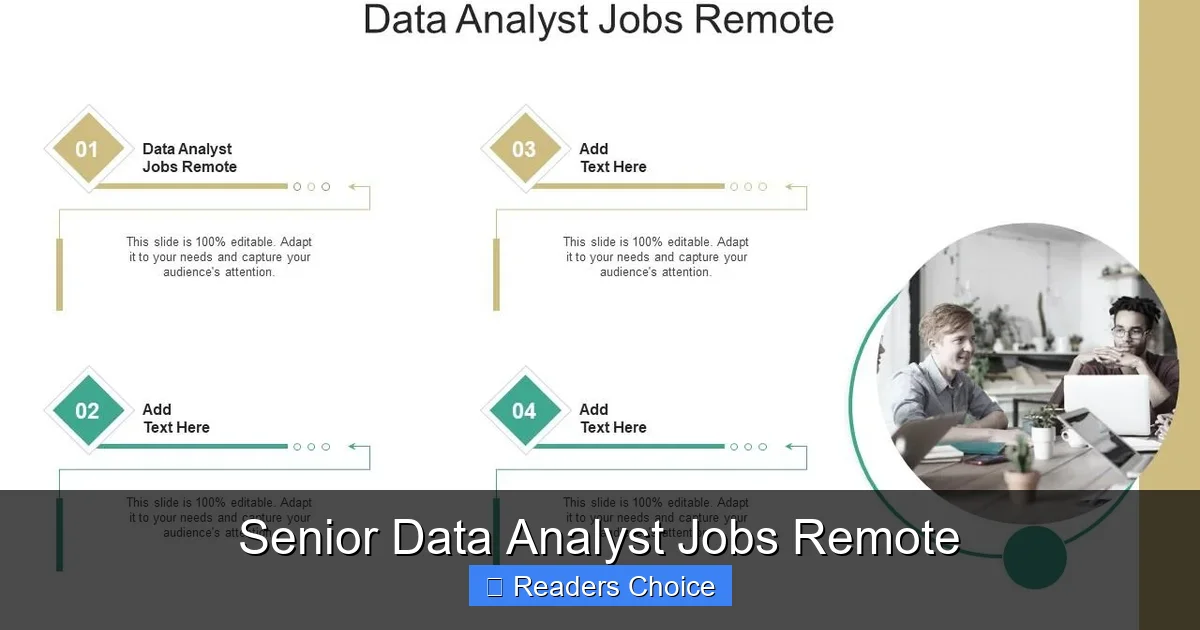 Senior Data Analyst Jobs Remote - SeniorsProTalk