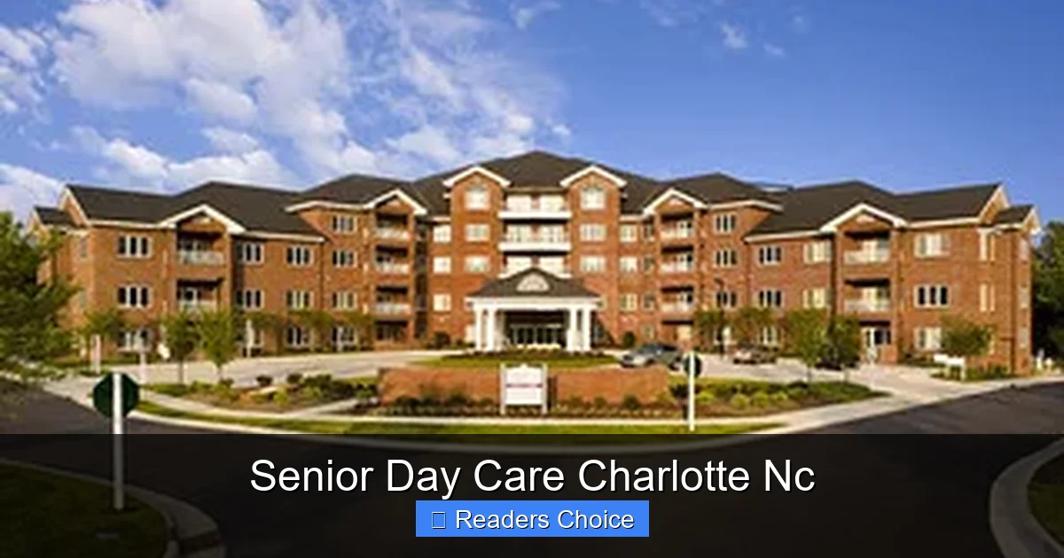 Senior Day Care Charlotte Nc
