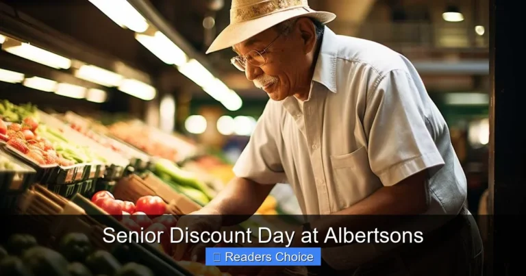 Senior Discount Day at Albertsons