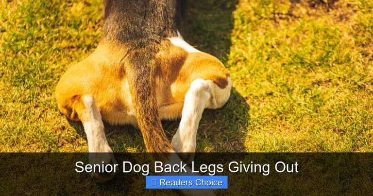 Senior Dog Back Legs Giving Out
