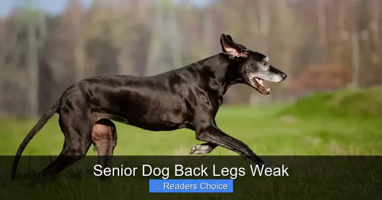 Senior Dog Back Legs Weak