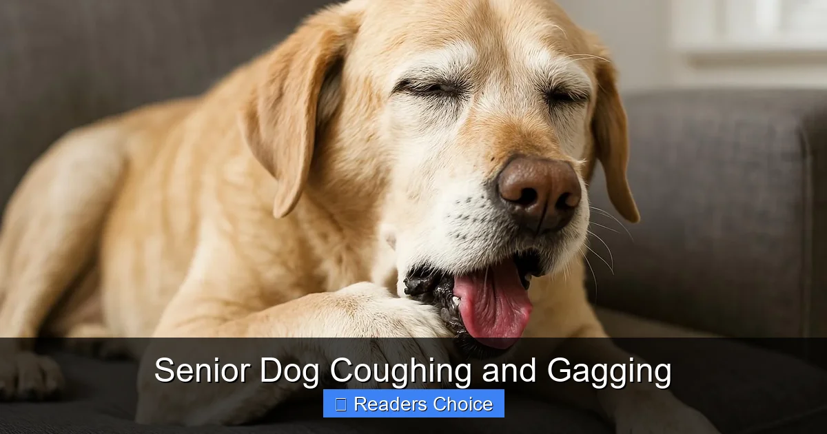 Senior Dog Coughing and Gagging
