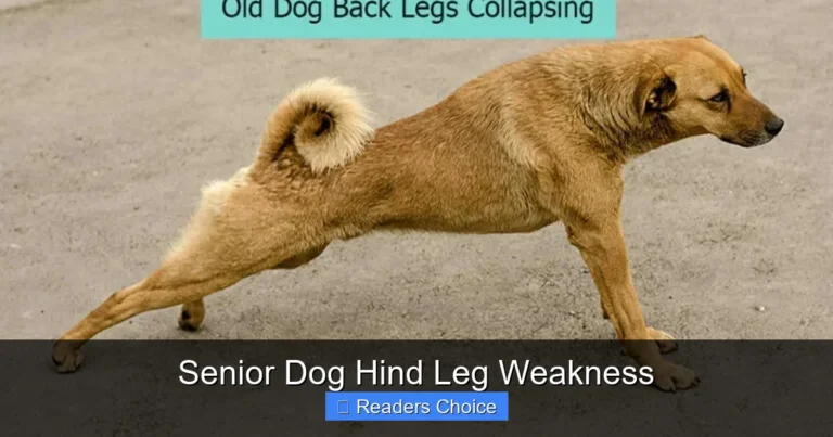 Senior Dog Hind Leg Weakness