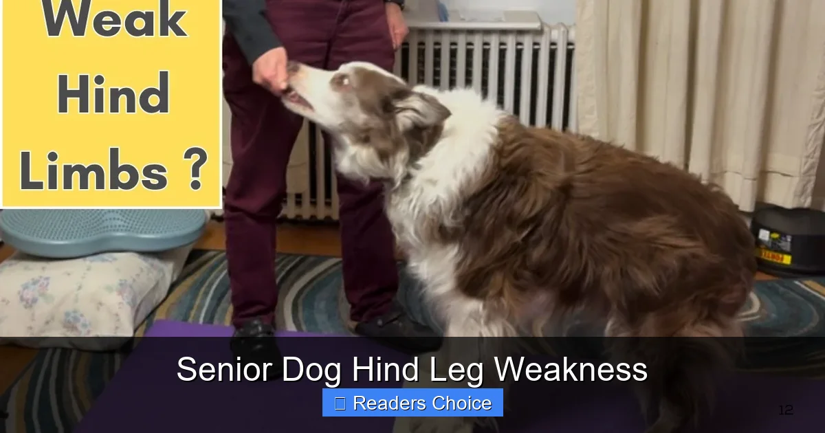 Senior Dog Hind Leg Weakness
