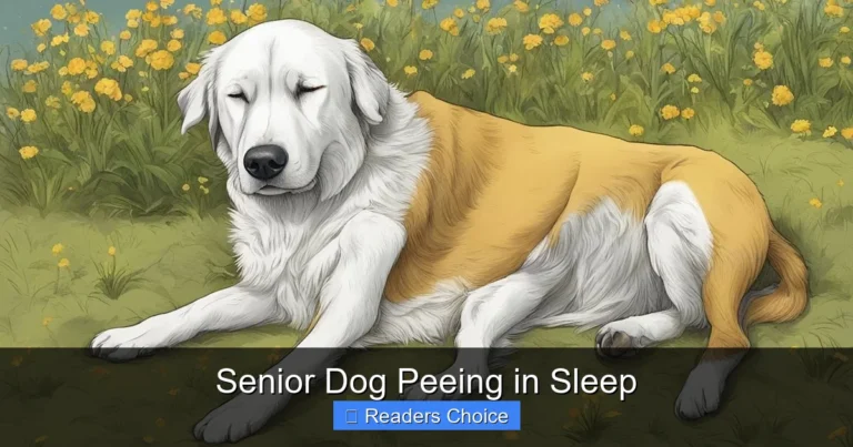 Senior Dog Peeing in Sleep