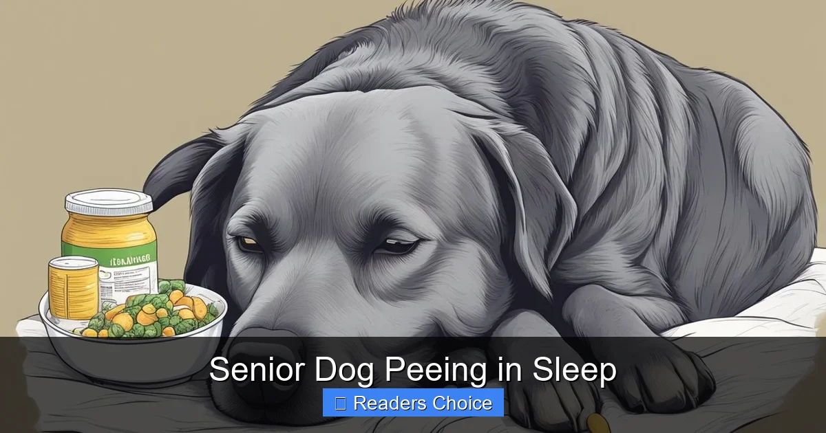 Senior Dog Peeing in Sleep