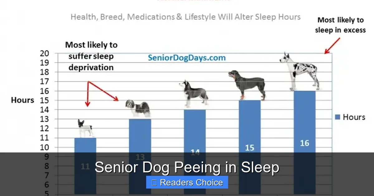 Senior Dog Peeing in Sleep
