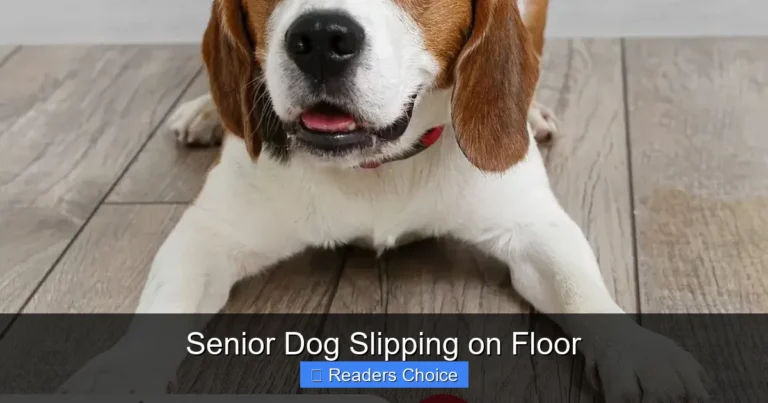 Senior Dog Slipping on Floor