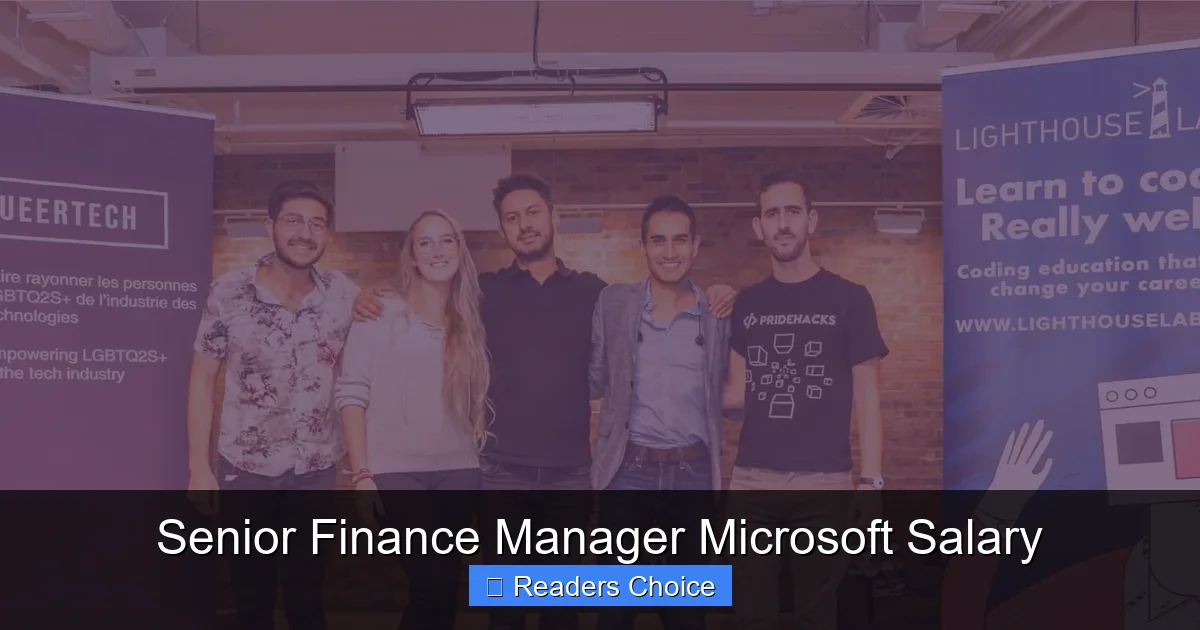 Senior Finance Manager Microsoft Salary - SeniorsProTalk