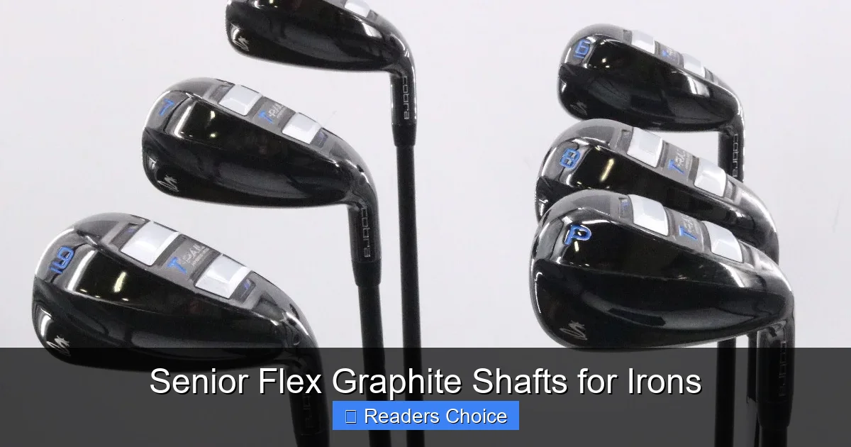 Senior Flex Graphite Shafts for Irons