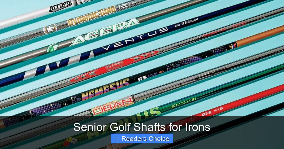 Senior Golf Shafts for Irons