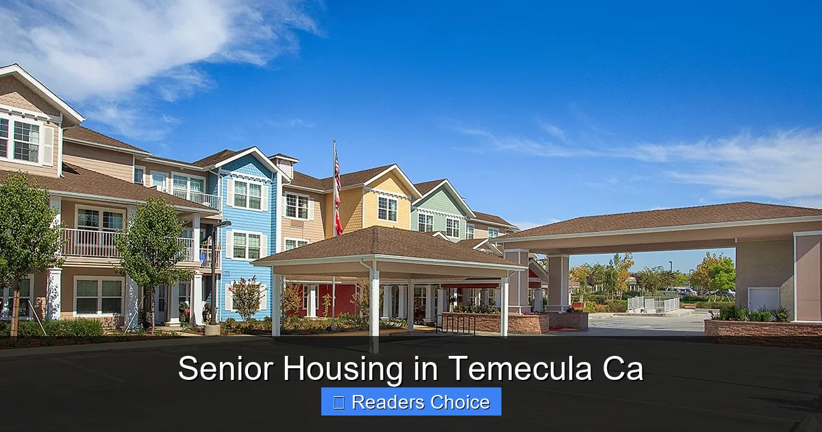 Senior Housing in Temecula Ca
