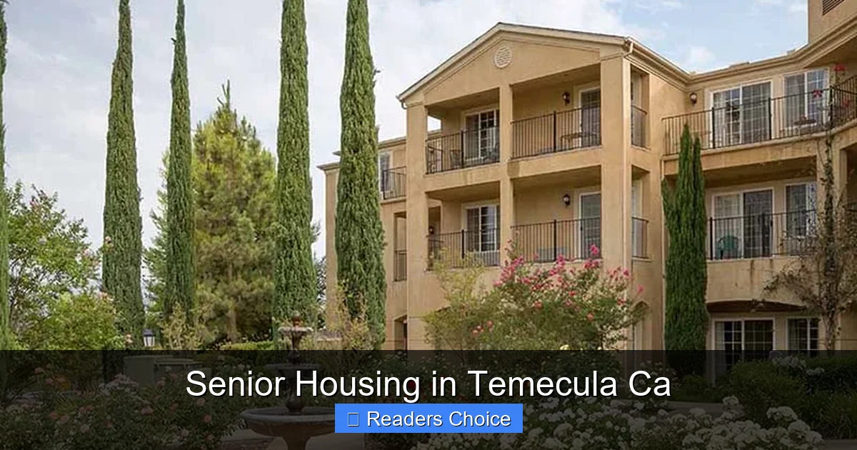 Senior Housing in Temecula Ca
