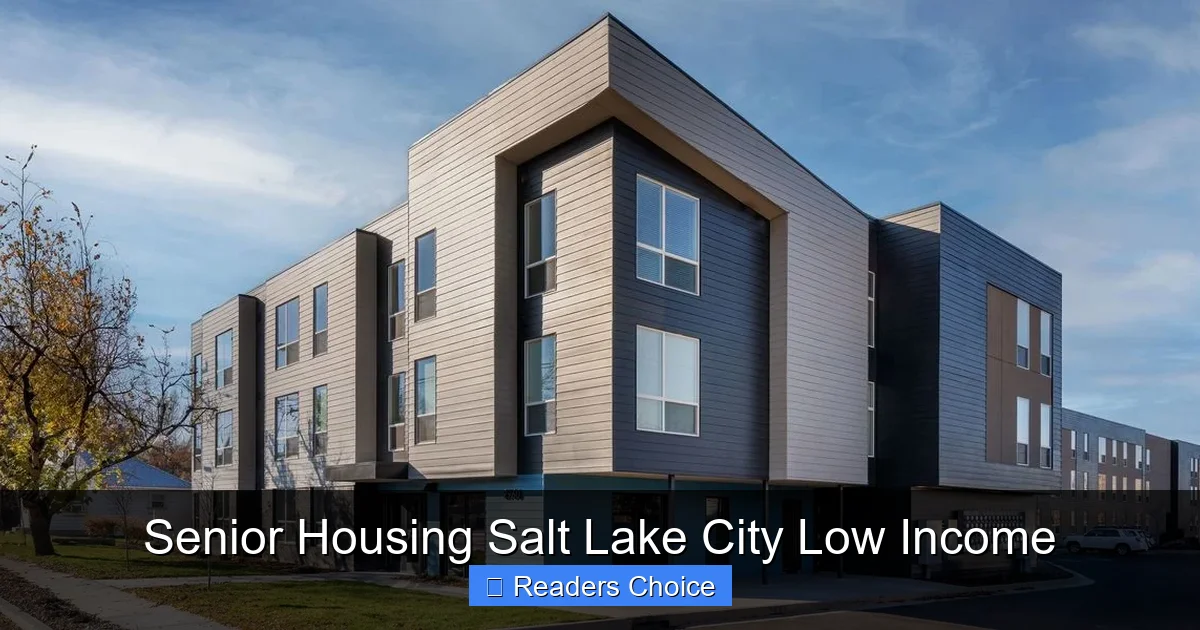 Senior Housing Salt Lake City Low Income
