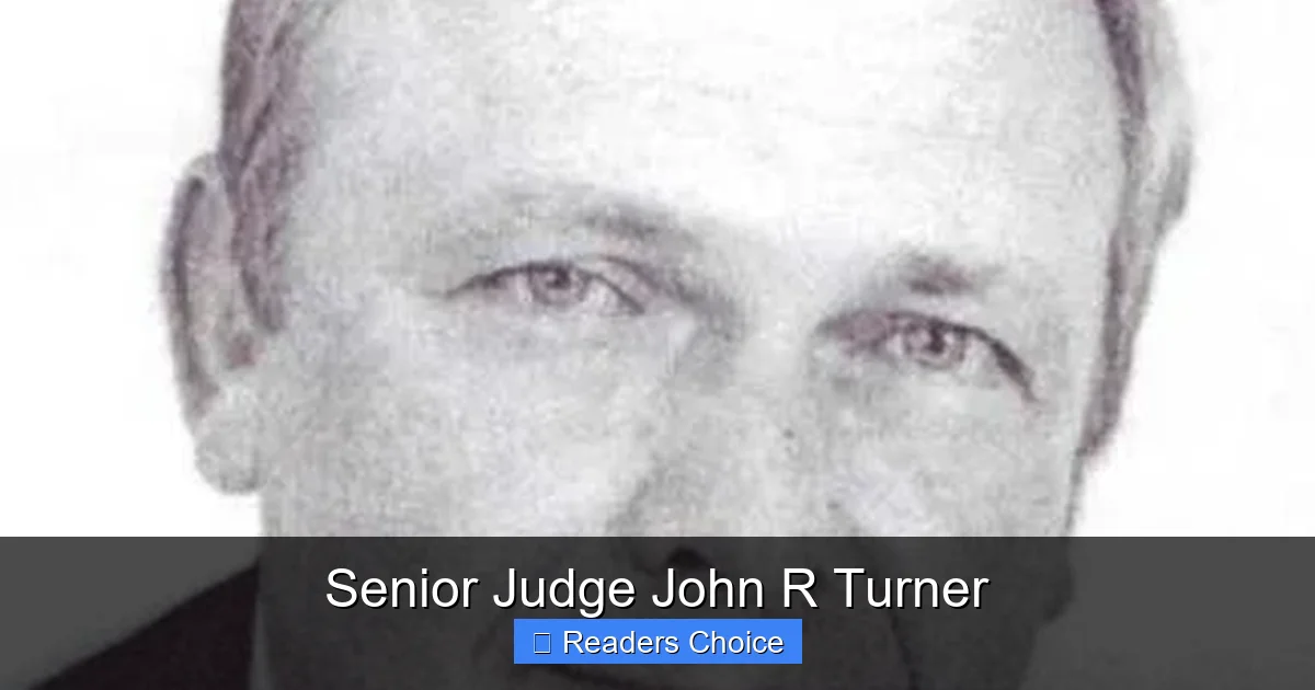 John Ruan Senior Senior Judge John R Turner - SeniorsProTalk
