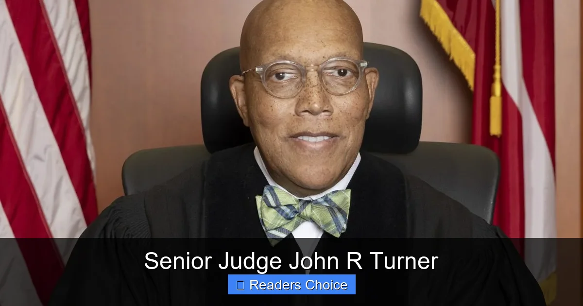 Senior Judge John R Turner