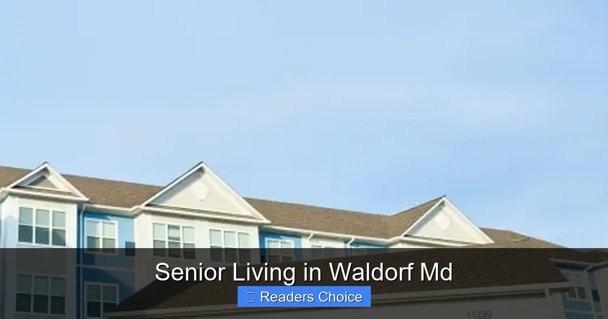 Senior Living in Waldorf Md