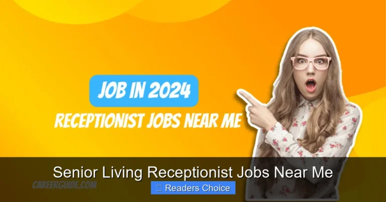 Senior Living Receptionist Jobs Near Me