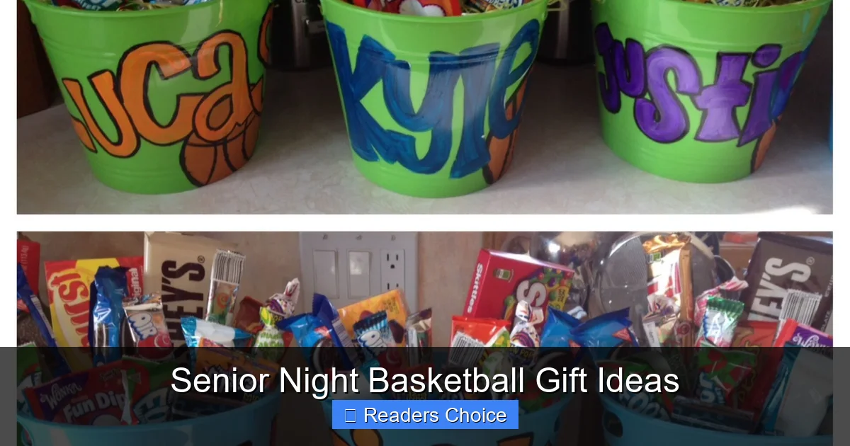 Senior Night Basketball Gift Ideas
