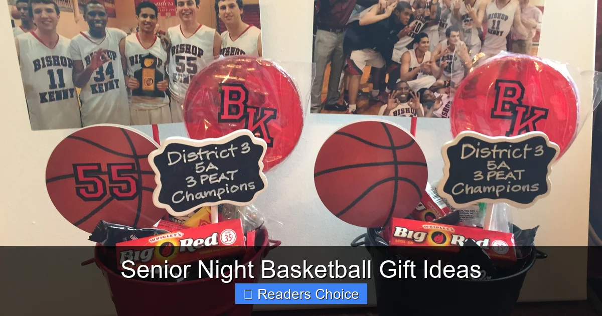 Senior Night Basketball Gift Ideas