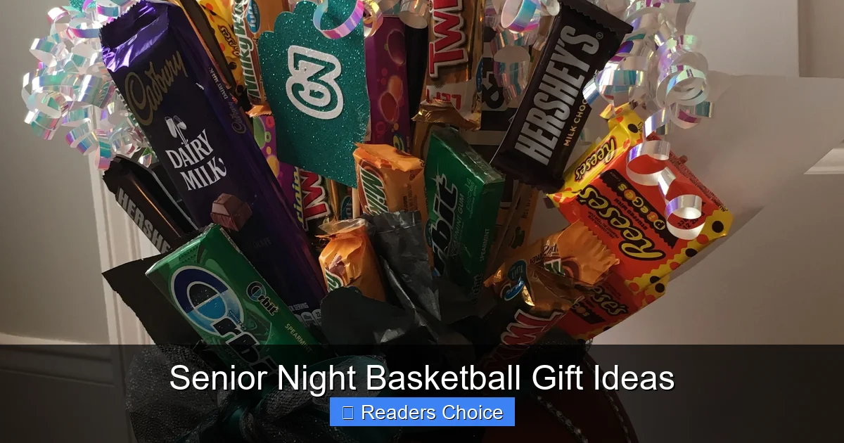 Senior Night Basketball Gift Ideas
