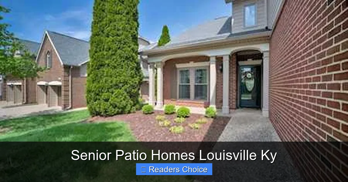 Senior Patio Homes Louisville Ky