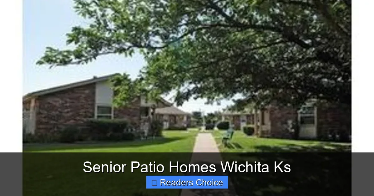 Senior Patio Homes Wichita Ks