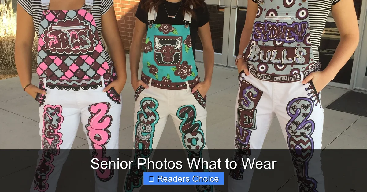 Senior Photos What to Wear