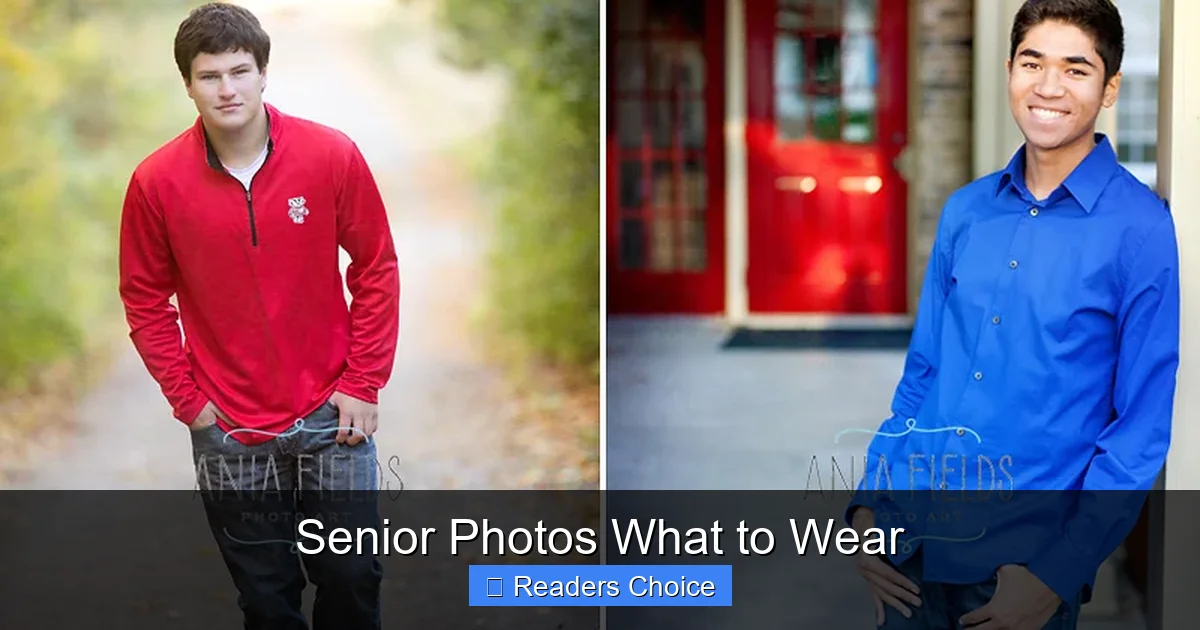 Senior Photos What to Wear