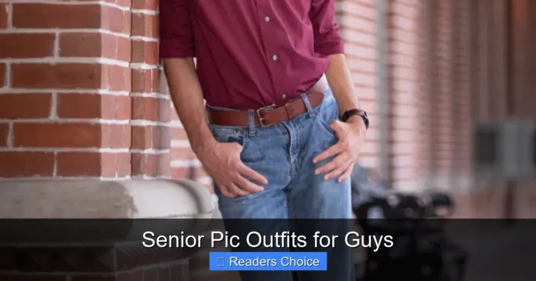 Senior Pic Outfits for Guys