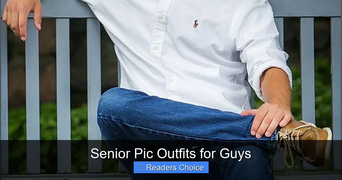 Senior Pic Outfits for Guys