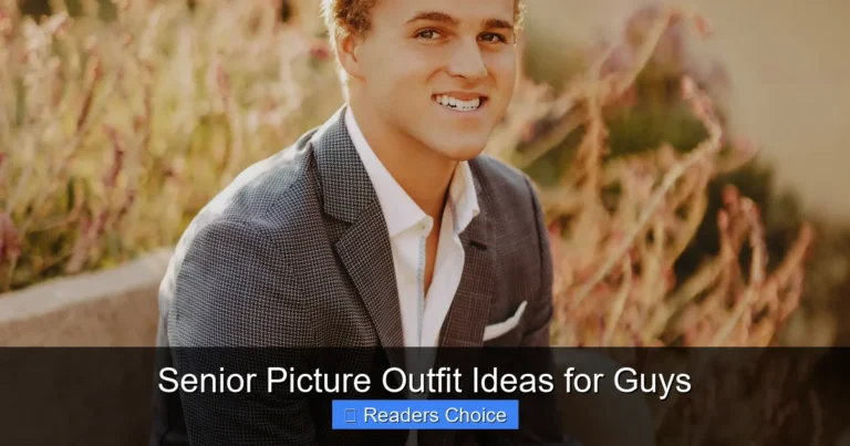 Senior Picture Outfit Ideas for Guys