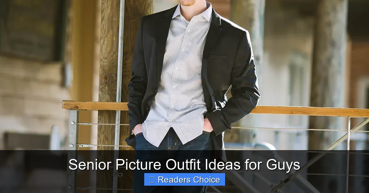 Senior Picture Outfit Ideas for Guys
