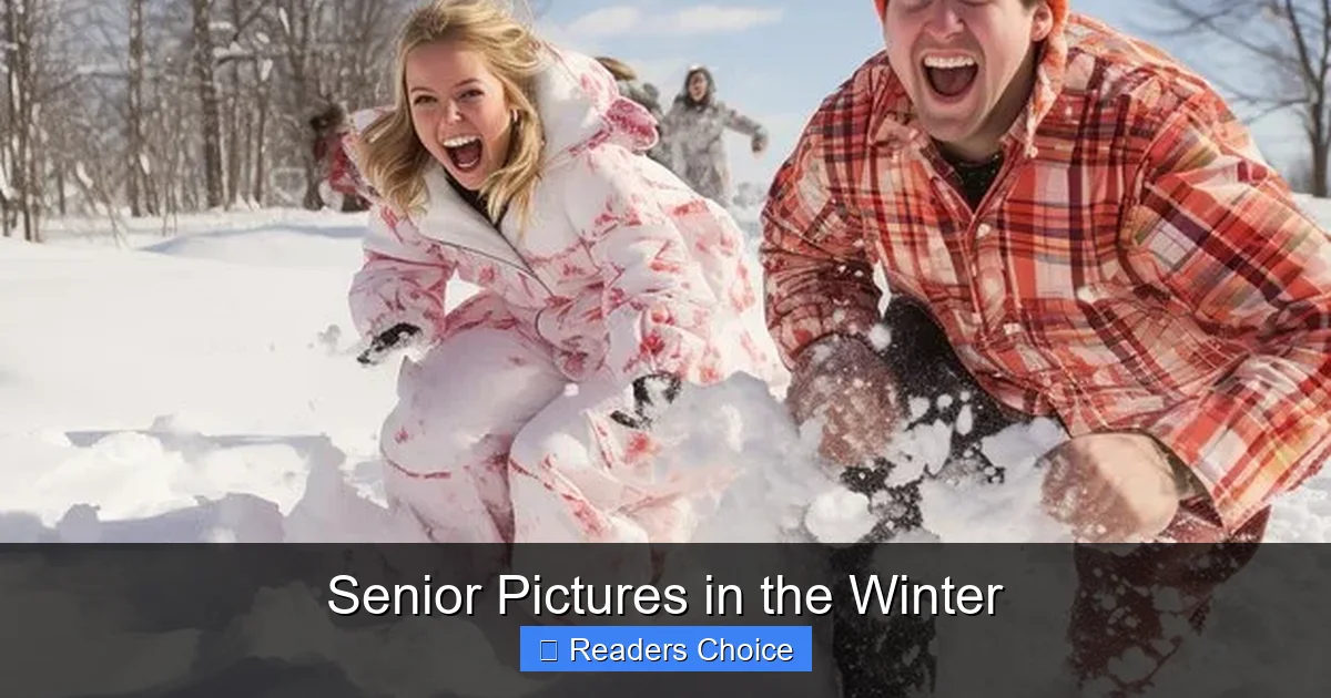 Senior Pictures in the Winter