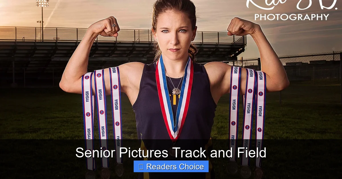 Senior Pictures Track and Field