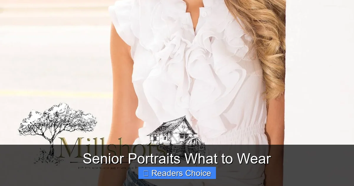 Senior Portraits What to Wear