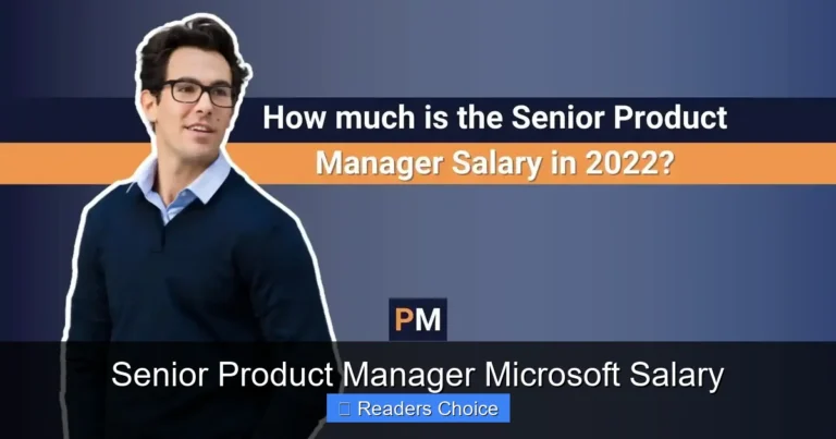 Senior Product Manager Microsoft Salary