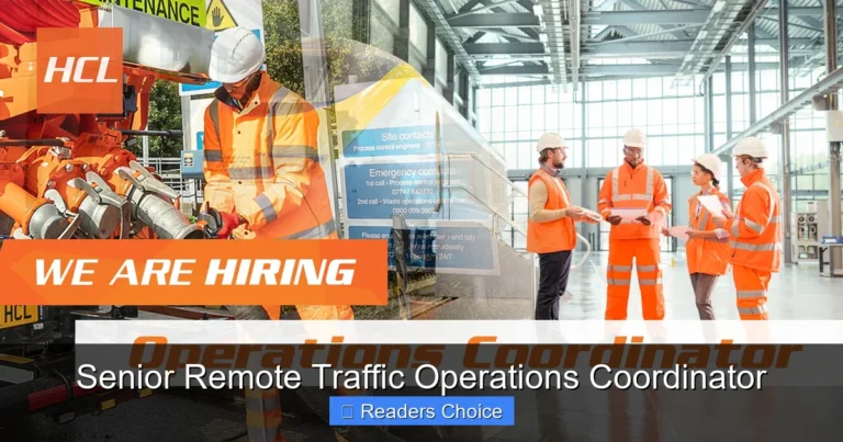 Senior Remote Traffic Operations Coordinator