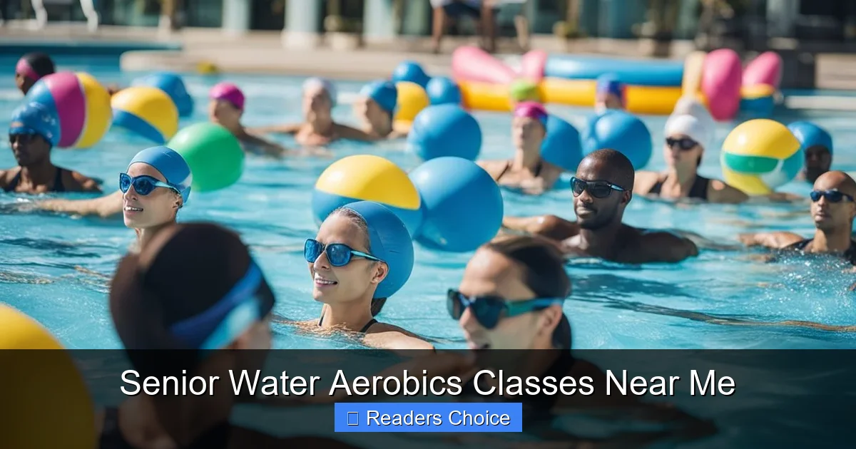 Senior Water Aerobics Classes Near Me