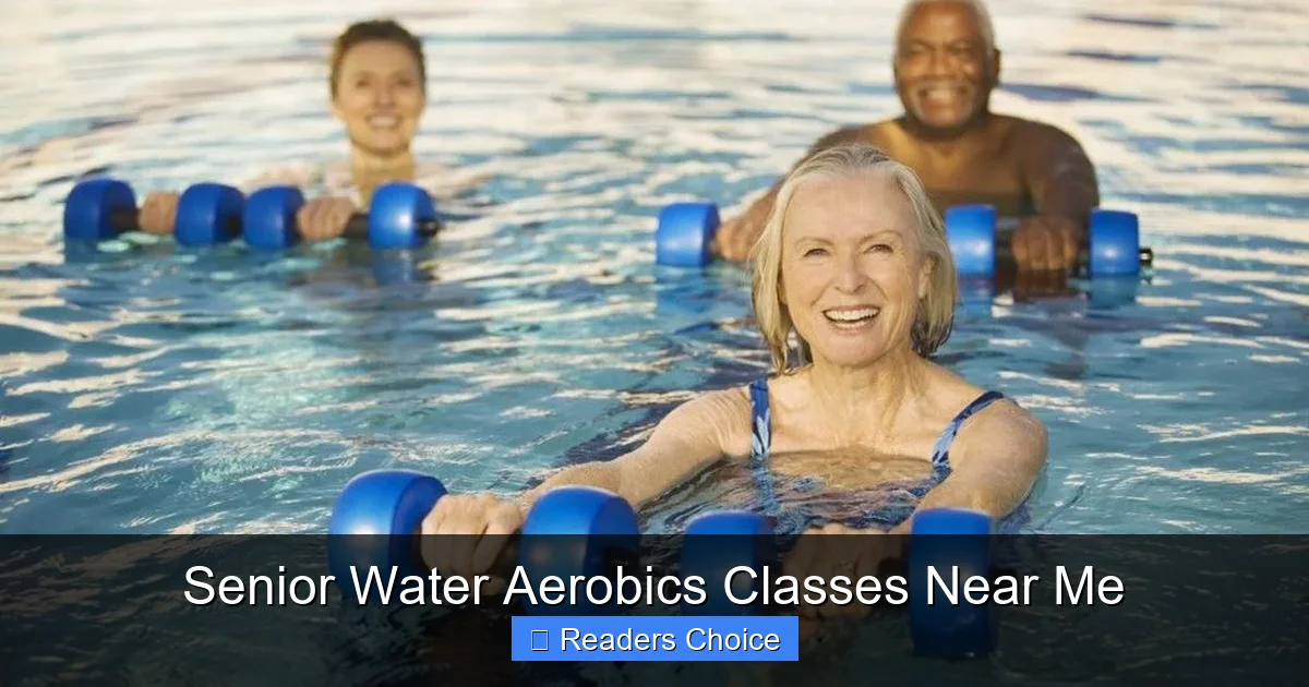 Senior Water Aerobics Classes Near Me